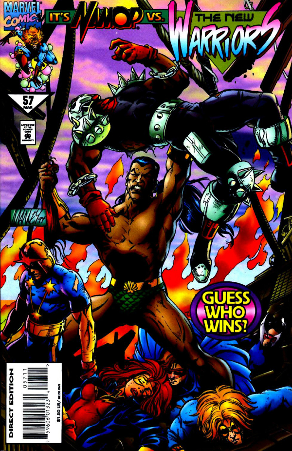 The New Warriors #57 cover