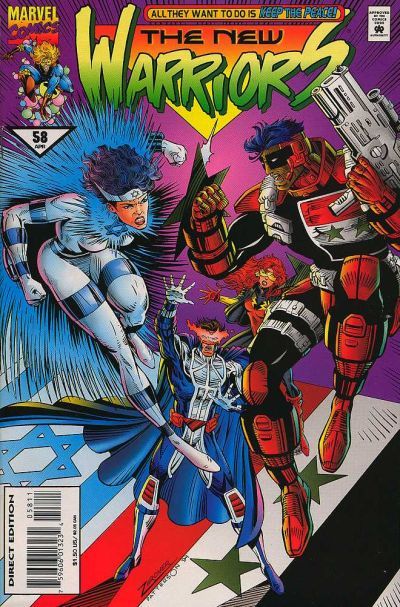 The New Warriors #58 cover