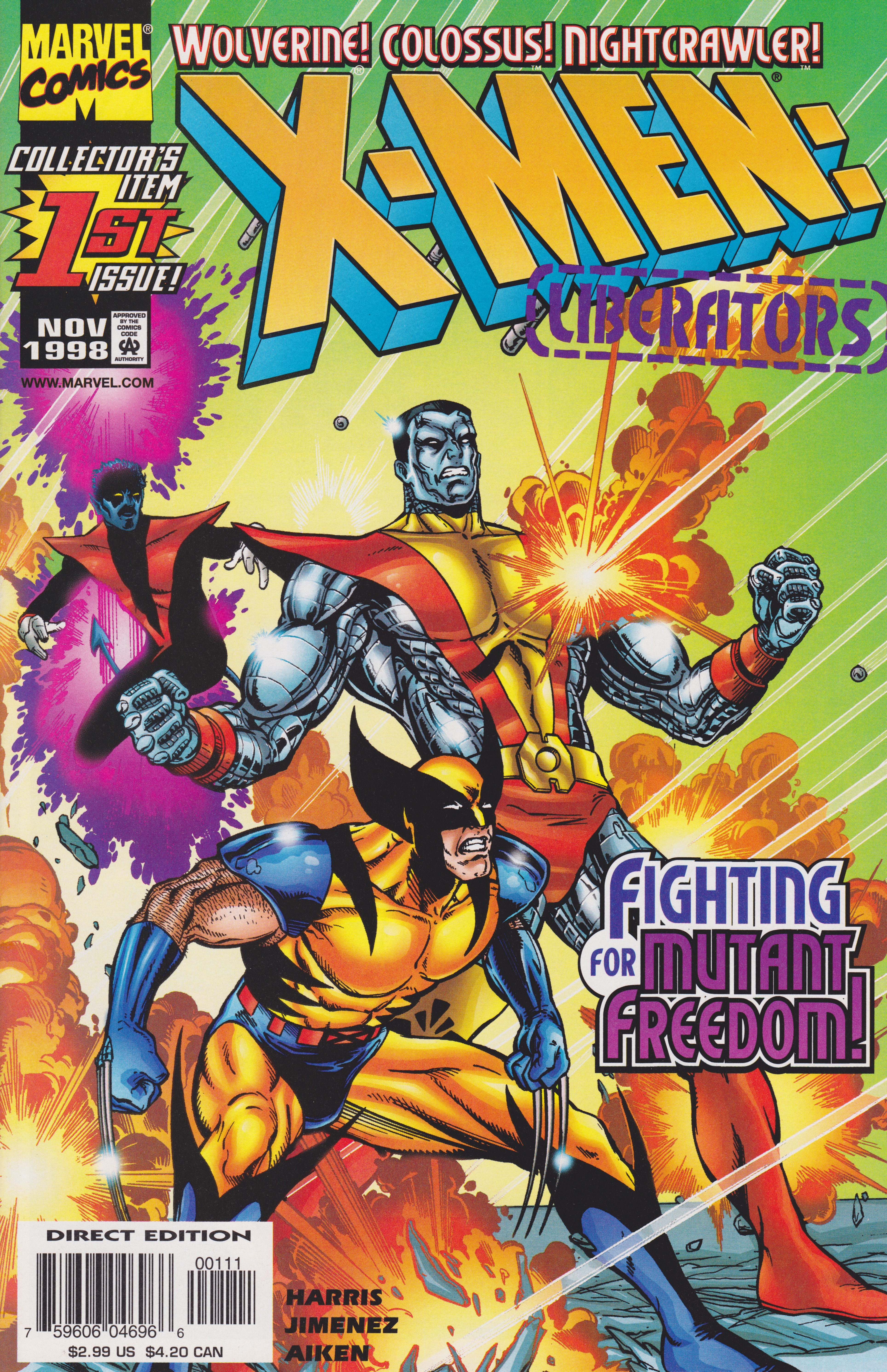 X-Men: Liberators #1 cover