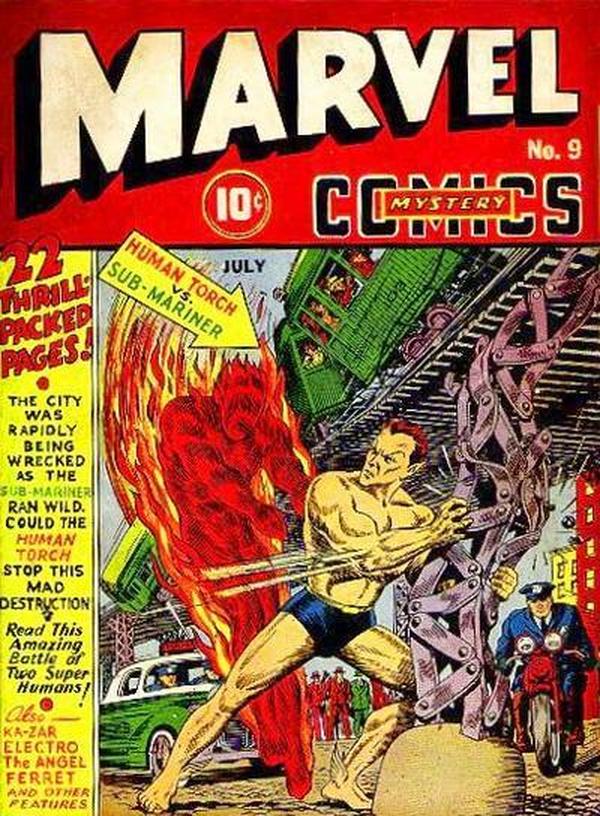 Marvel Mystery Comics #9 cover