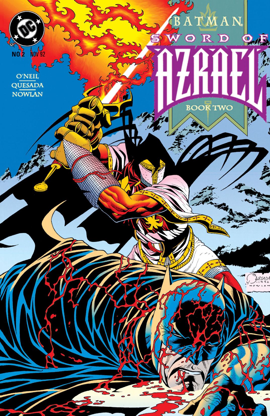 Batman: Sword of Azrael #2 cover