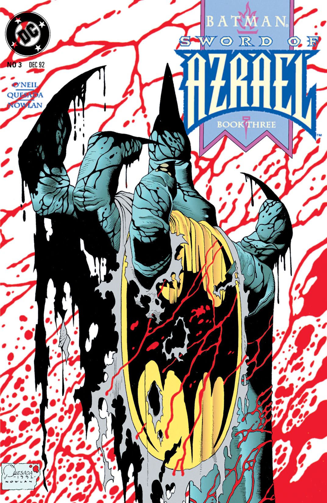 Batman: Sword of Azrael #3 cover