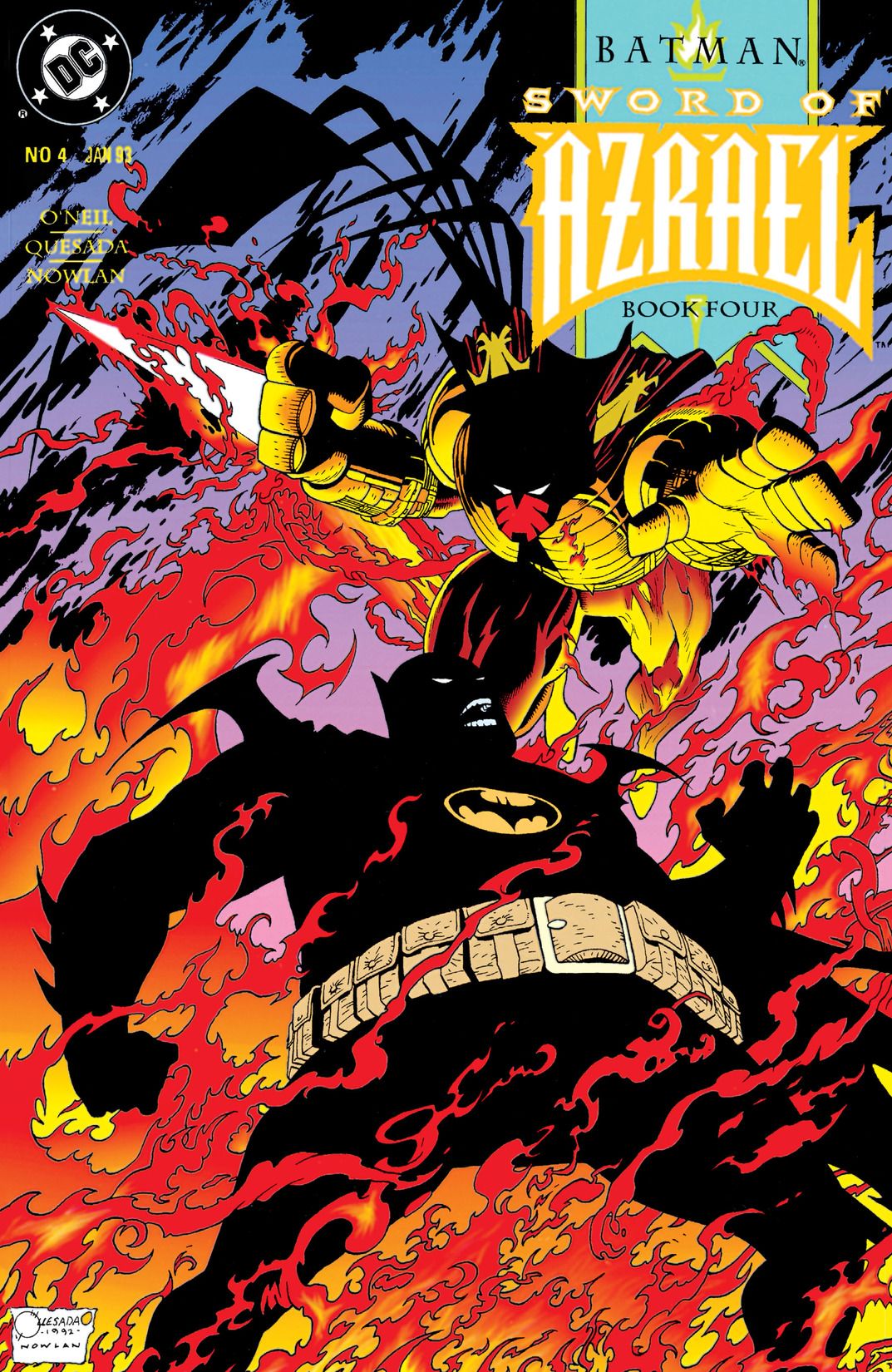 Batman: Sword of Azrael #4 cover