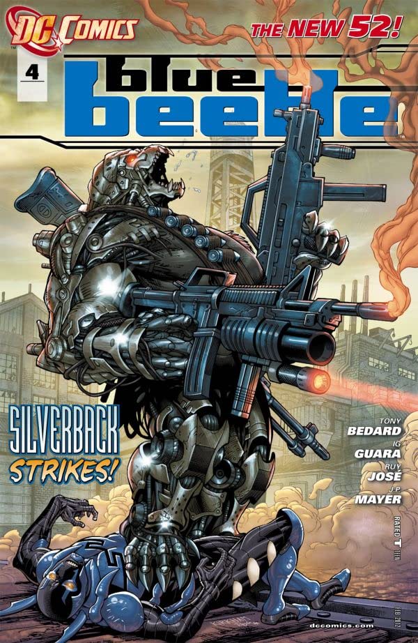 Blue Beetle #4 cover
