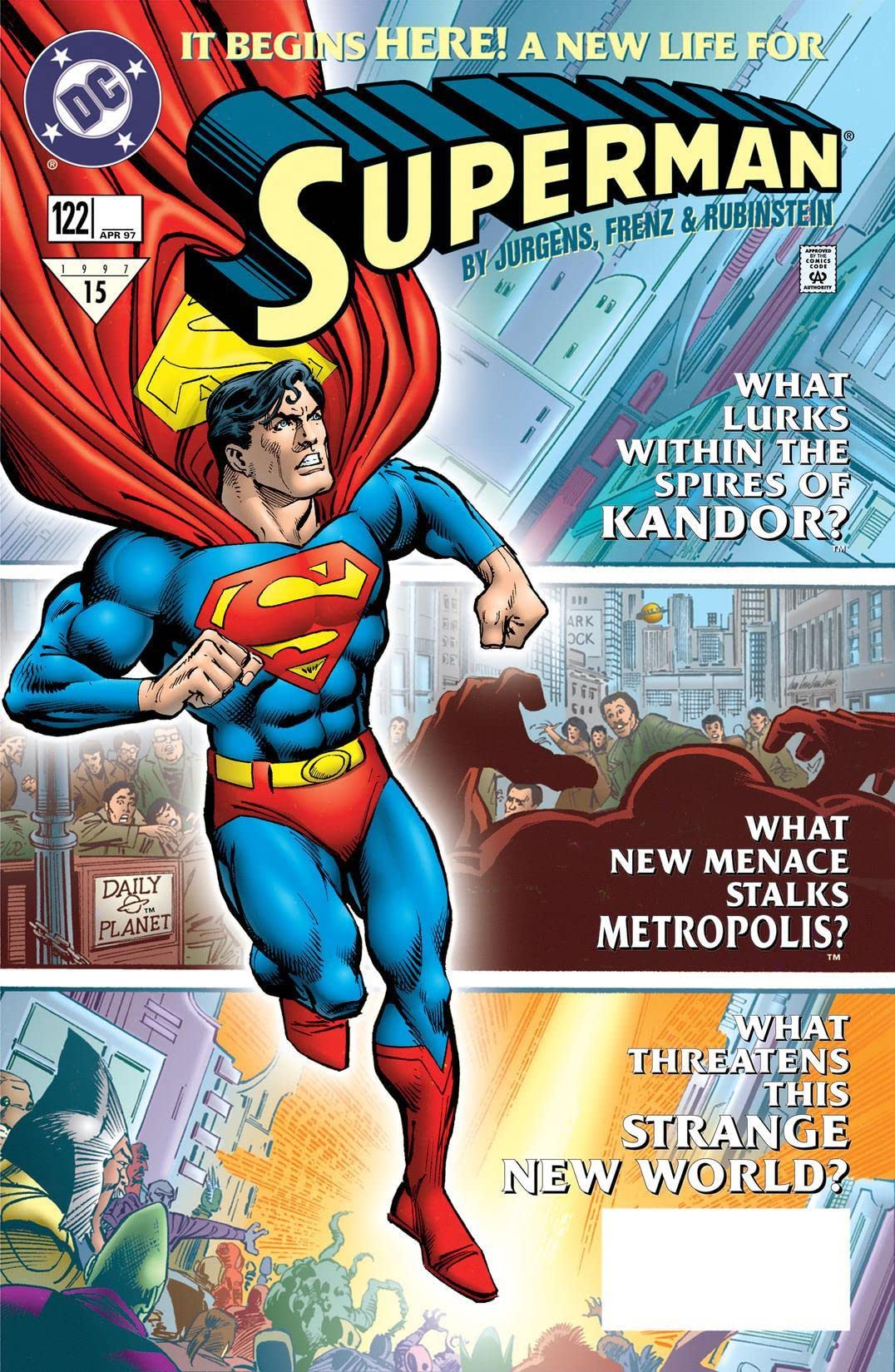 Superman #122 cover