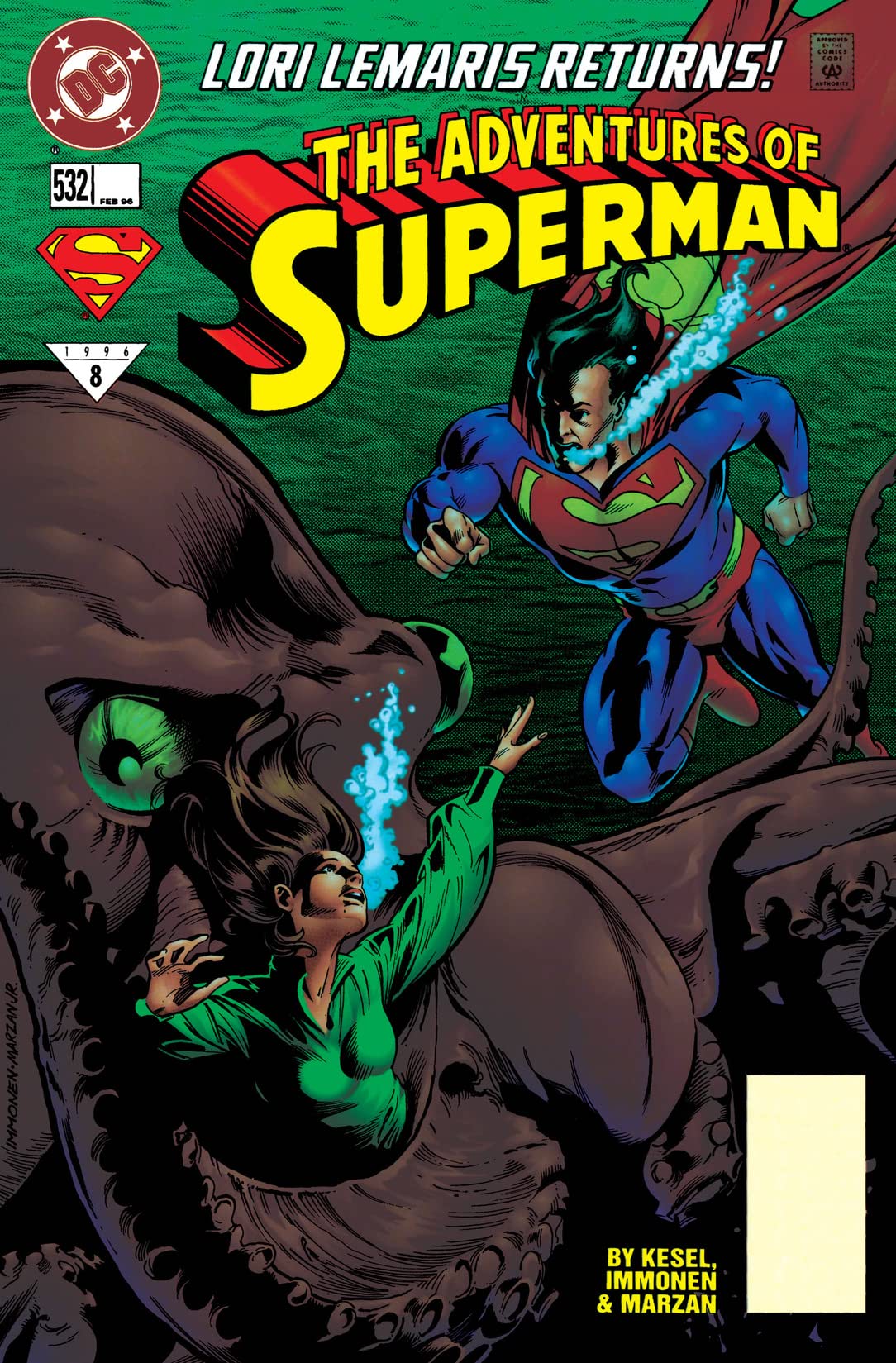 Adventures of Superman #532 cover