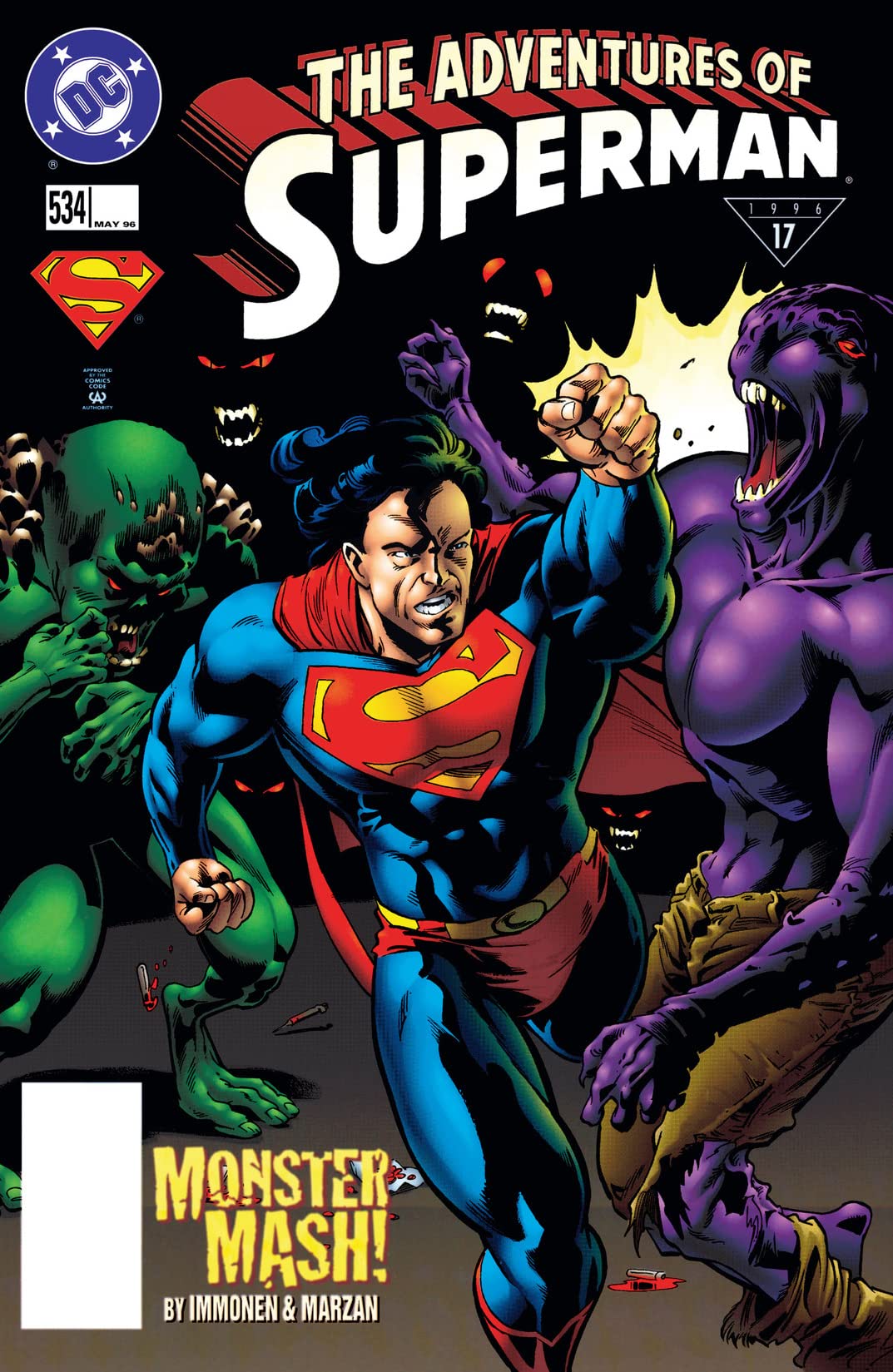 Adventures of Superman #534 cover