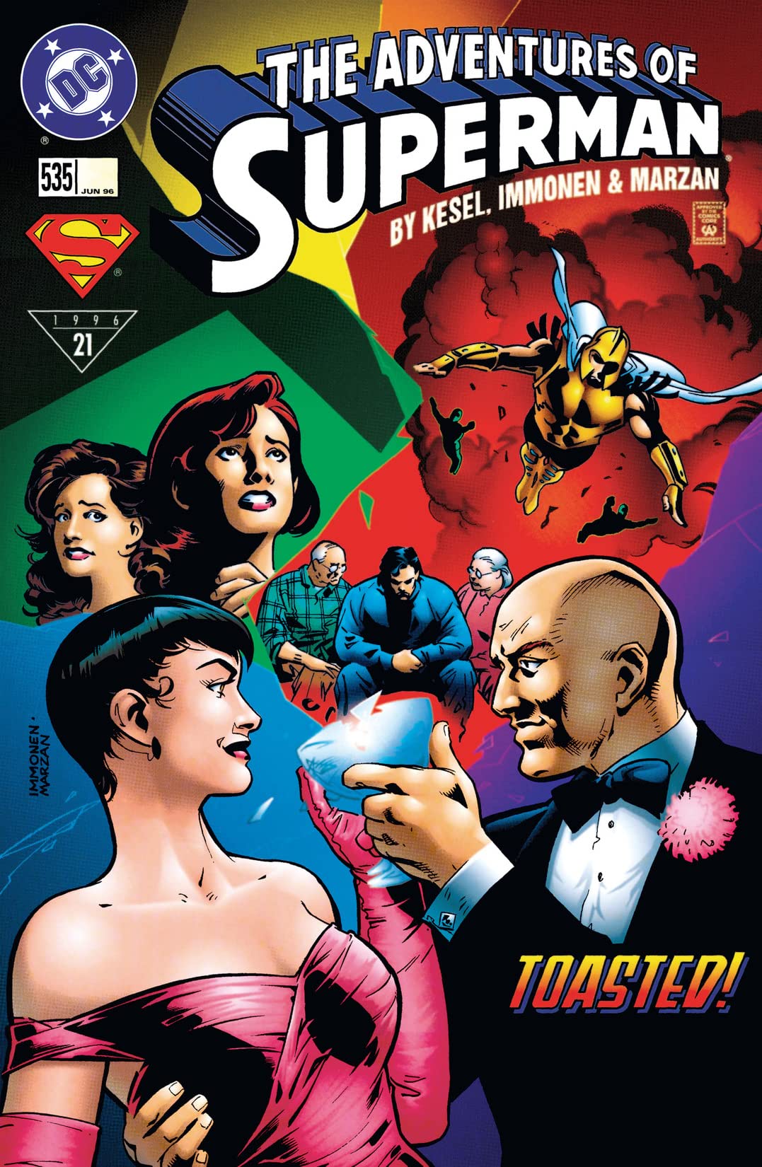 Adventures of Superman #535 cover