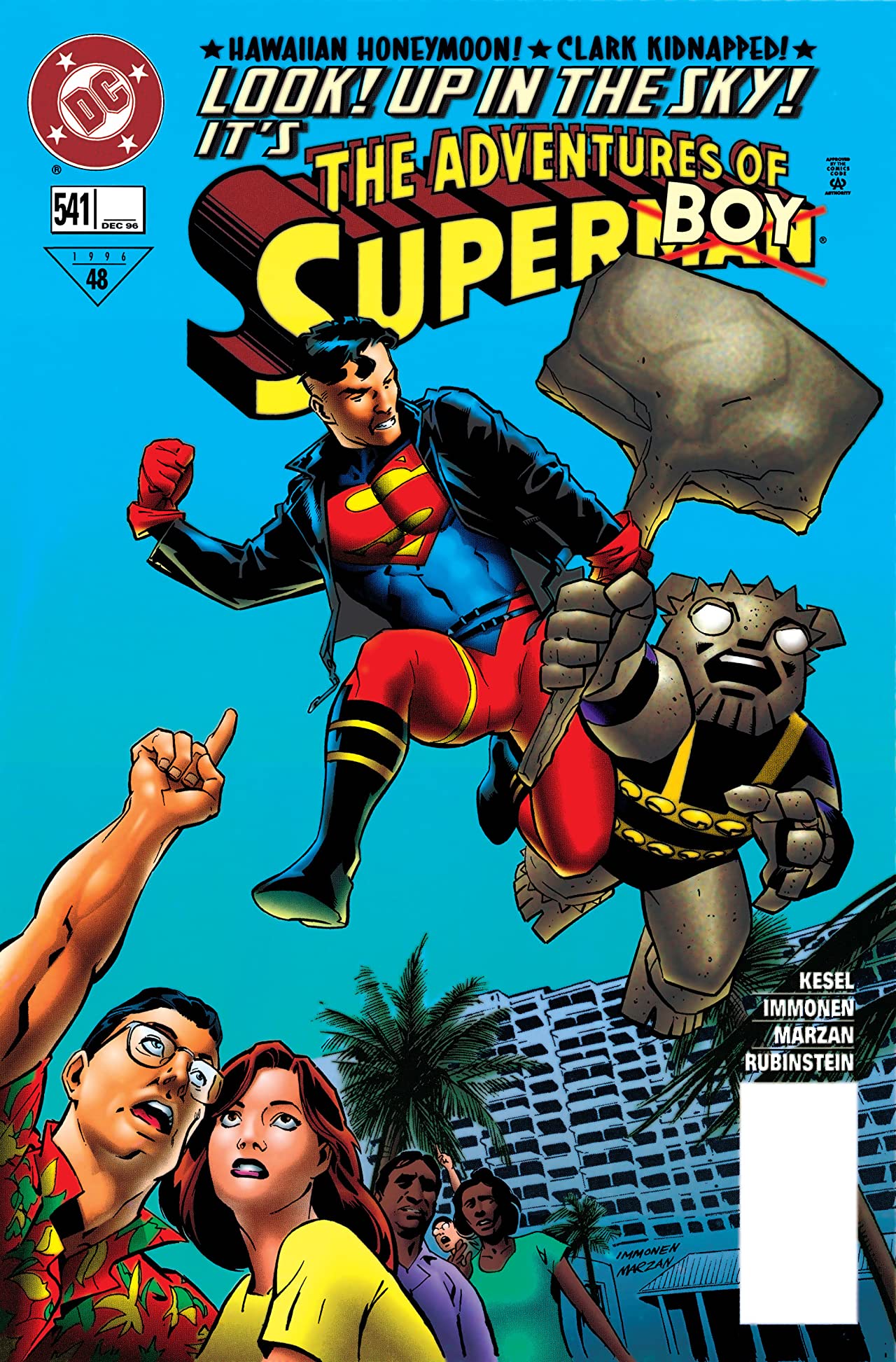Adventures of Superman #541 cover