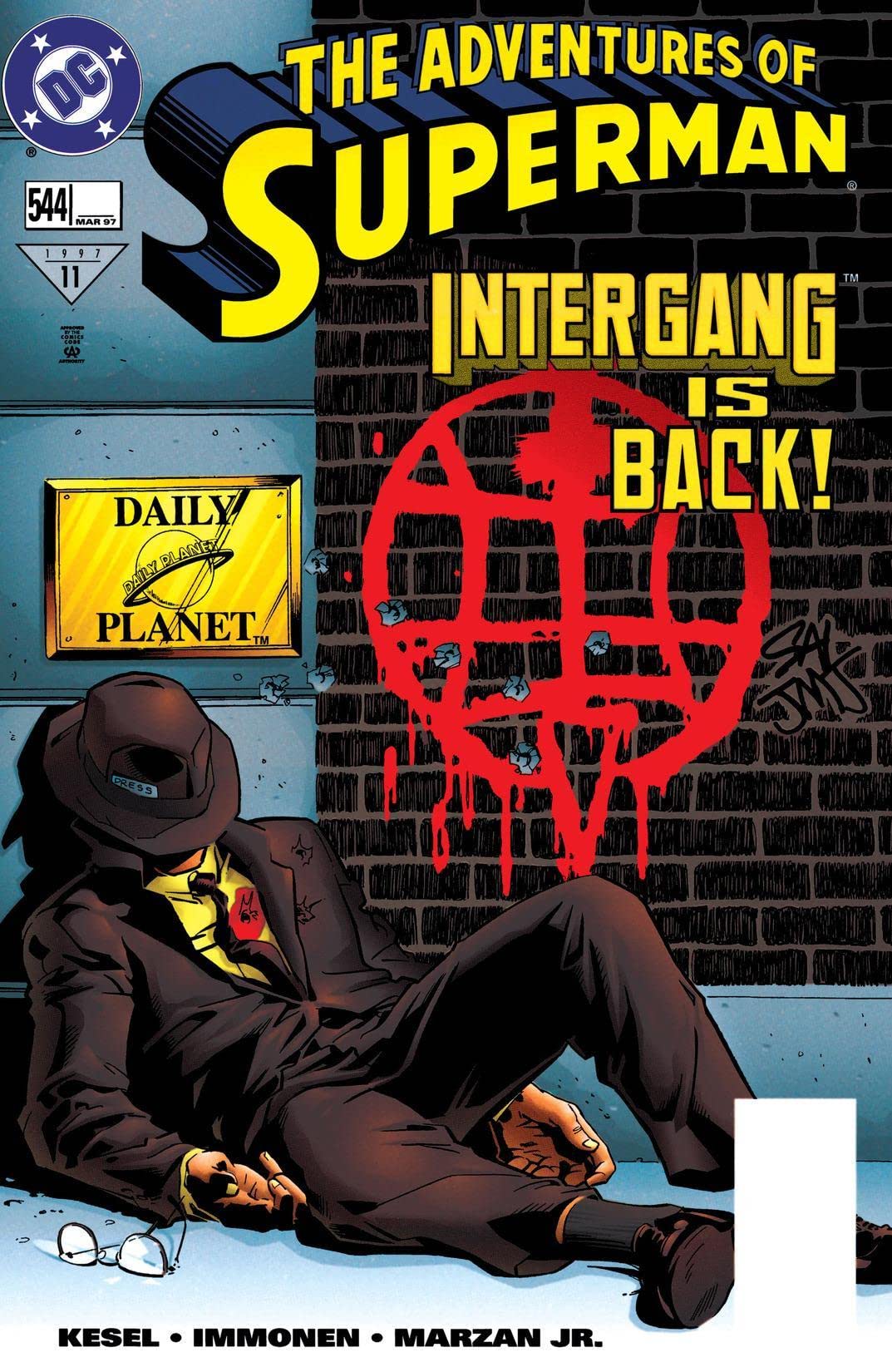 Adventures of Superman #544 cover