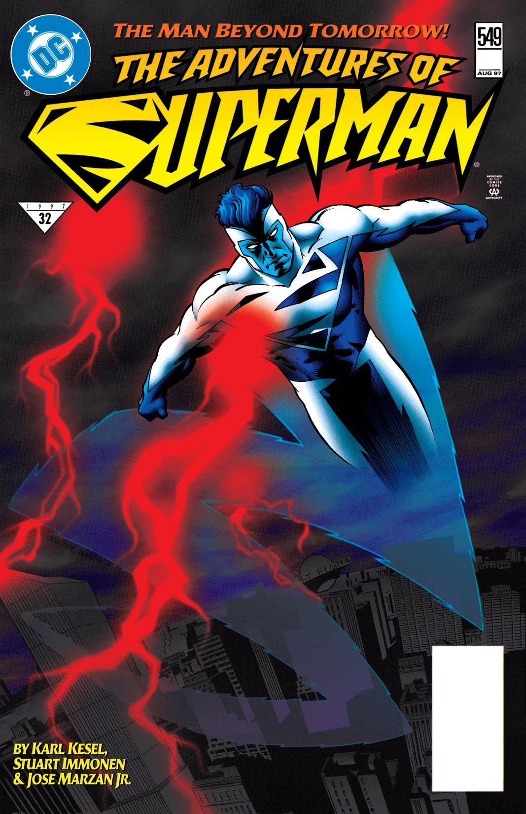 Adventures of Superman #549 cover