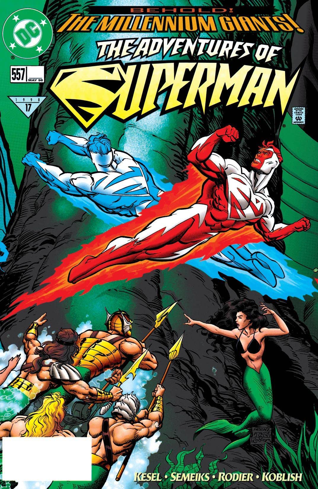Adventures of Superman #557 cover