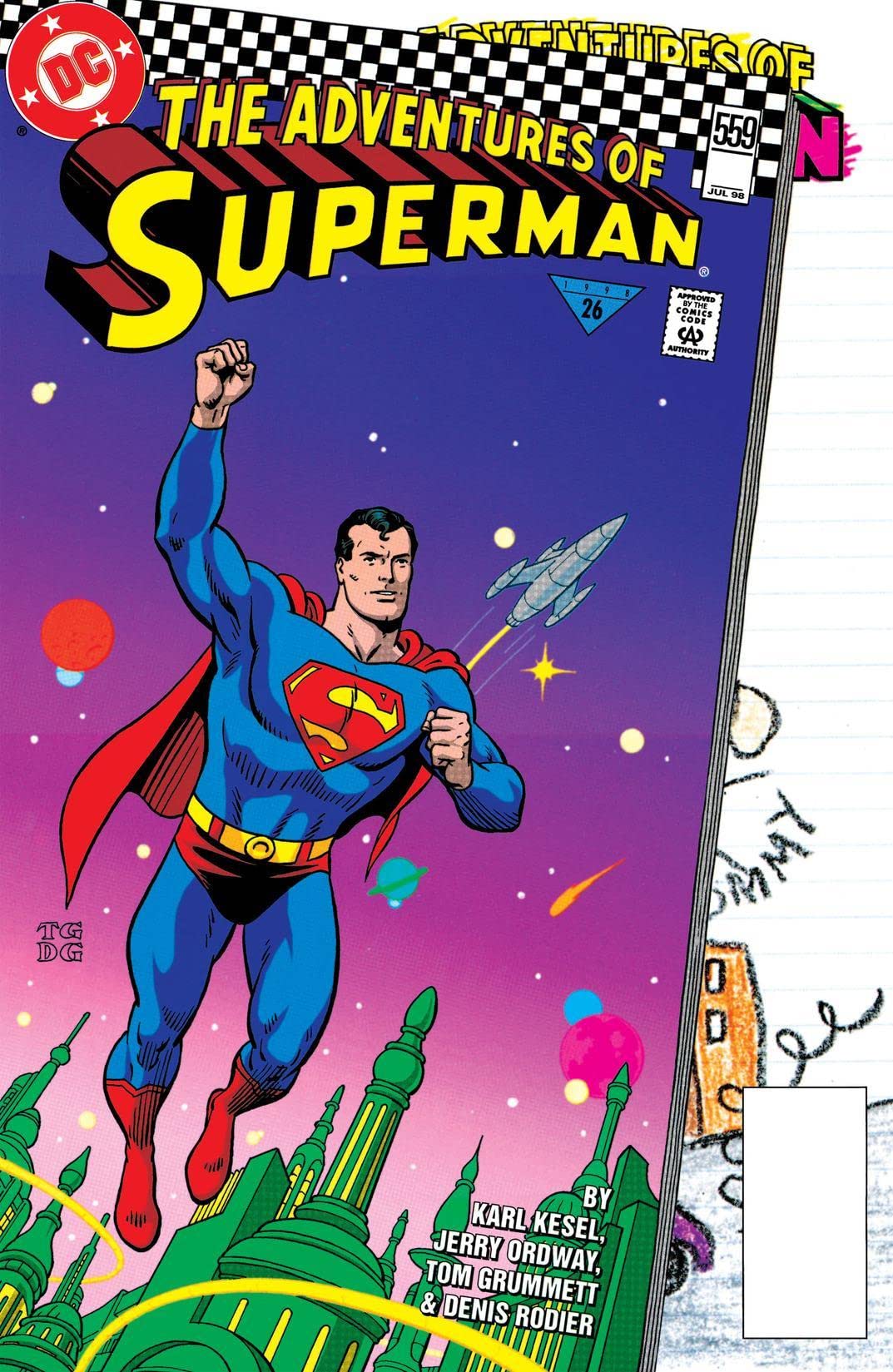 Adventures of Superman #559 cover