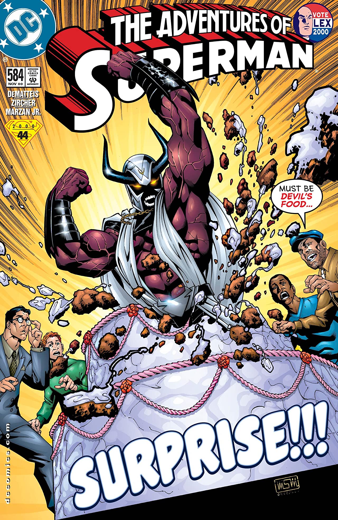 Adventures of Superman #584 cover
