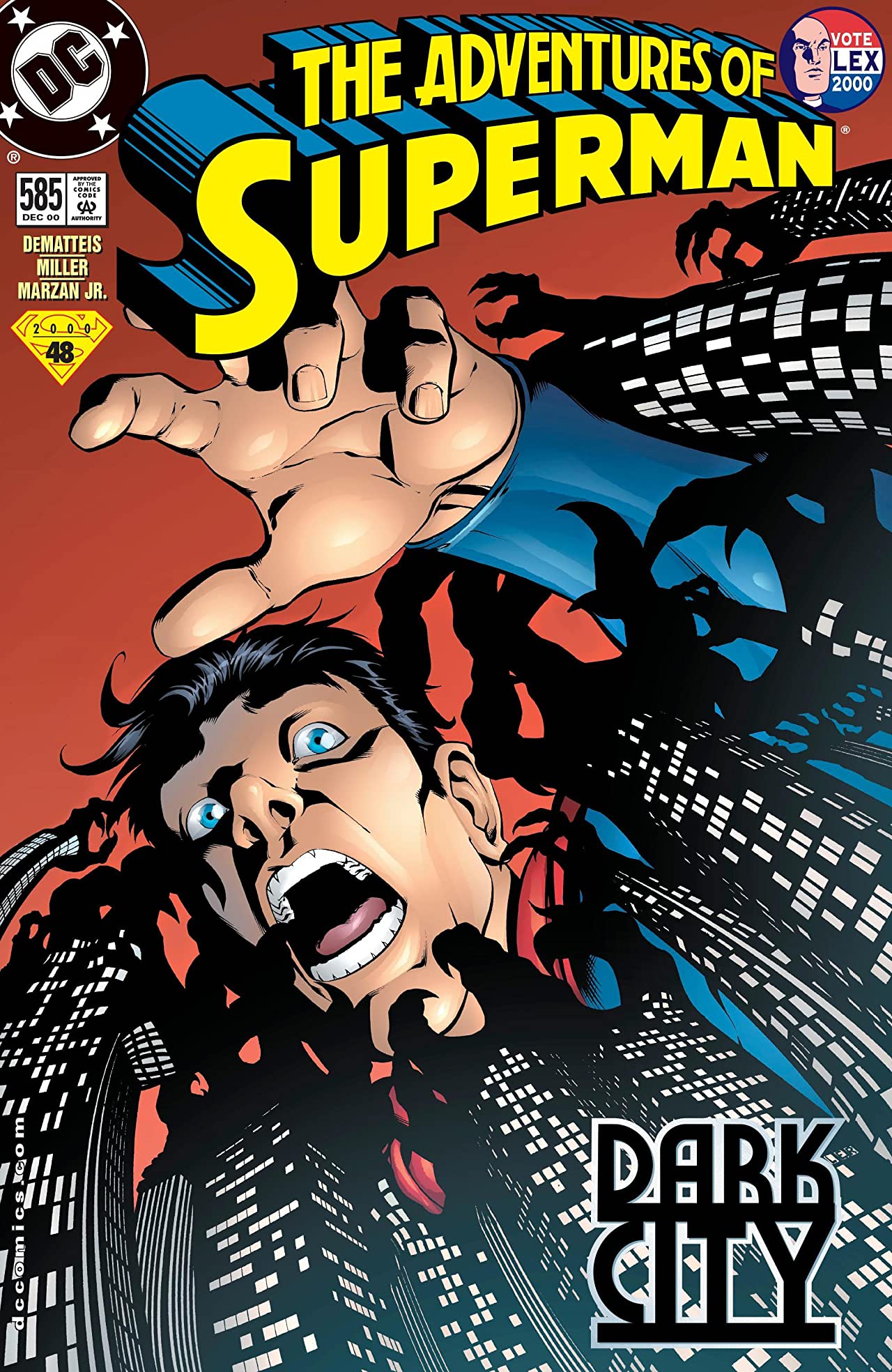 Adventures of Superman #585 cover