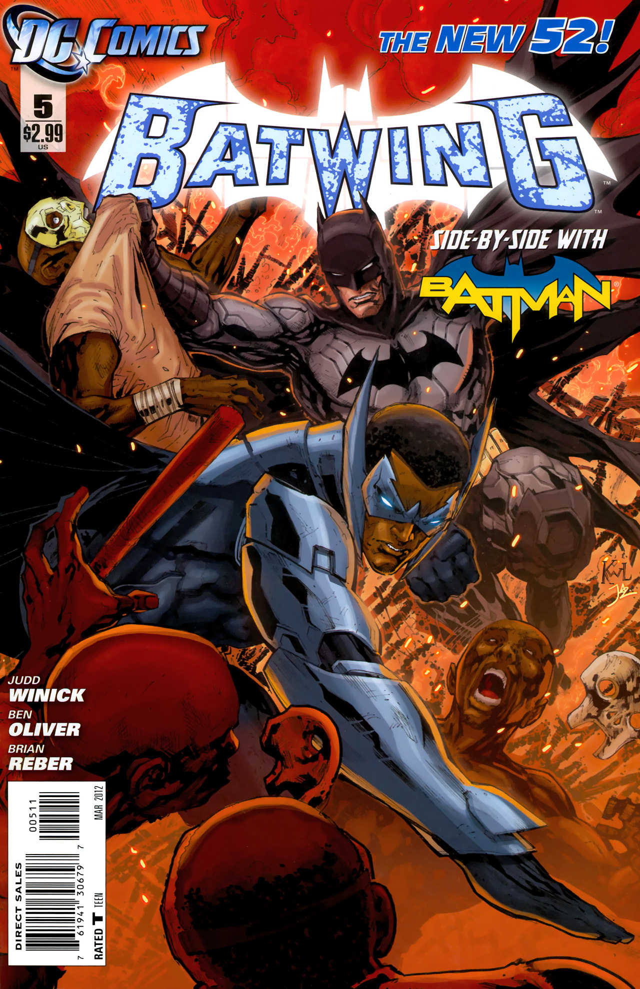 Batwing #5 cover