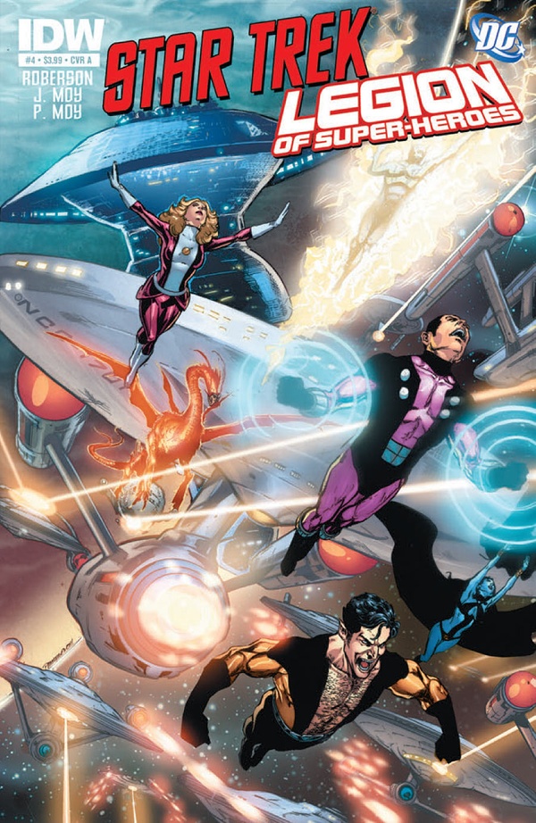 Star Trek / Legion of Super-Heroes #4 cover