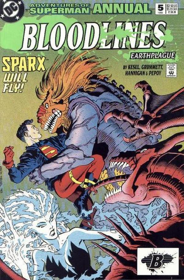 Adventures of Superman Annual #5 cover