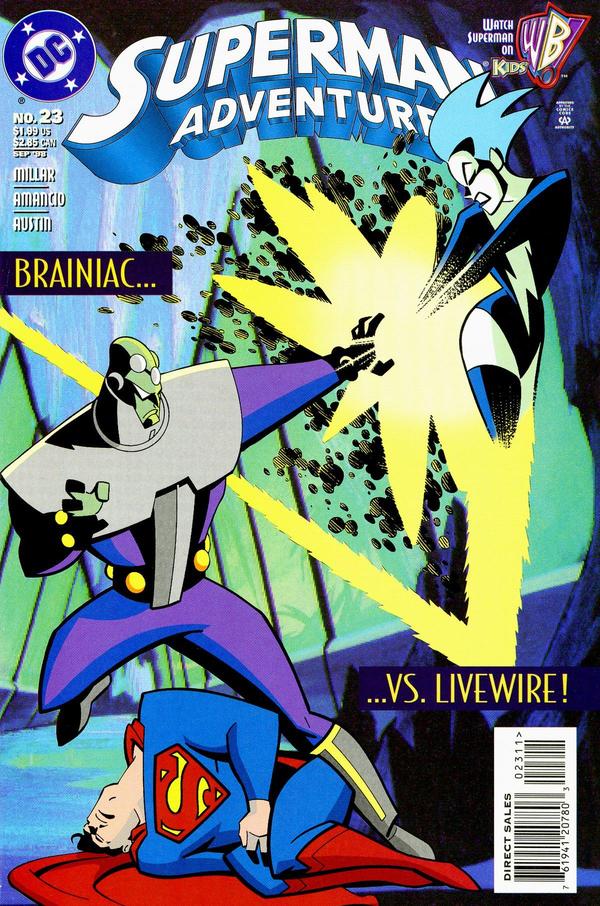 Superman Adventures #23 cover