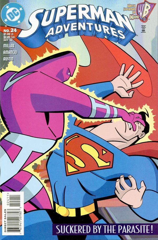 Superman Adventures #24 cover