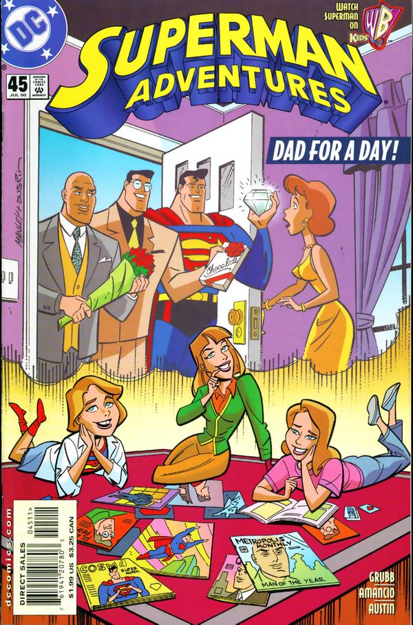 Superman Adventures #45 cover