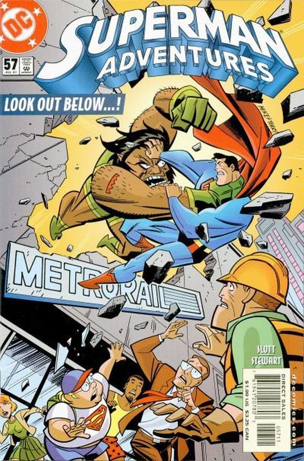Superman Adventures #57 cover