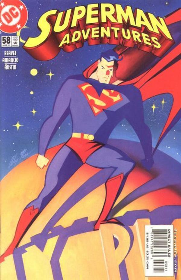 Superman Adventures #58 cover