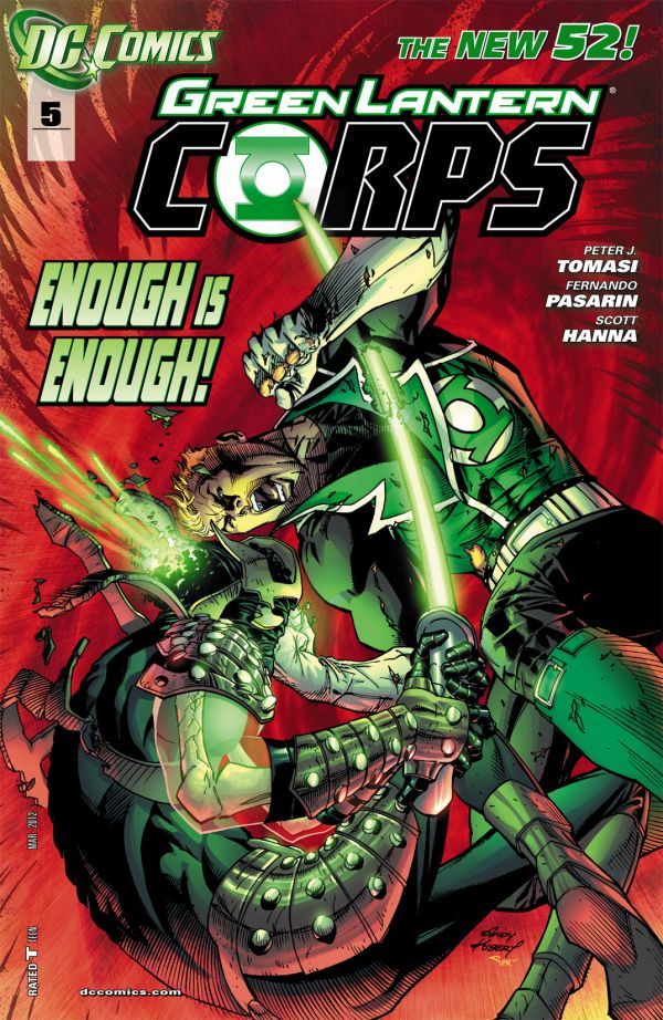 Green Lantern Corps #5 cover