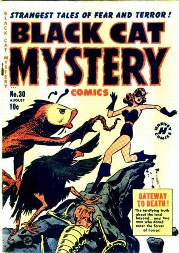 Black Cat Comics #30 cover