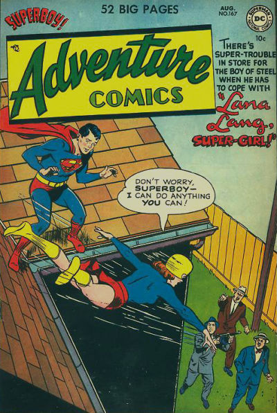 Adventure Comics #167 cover