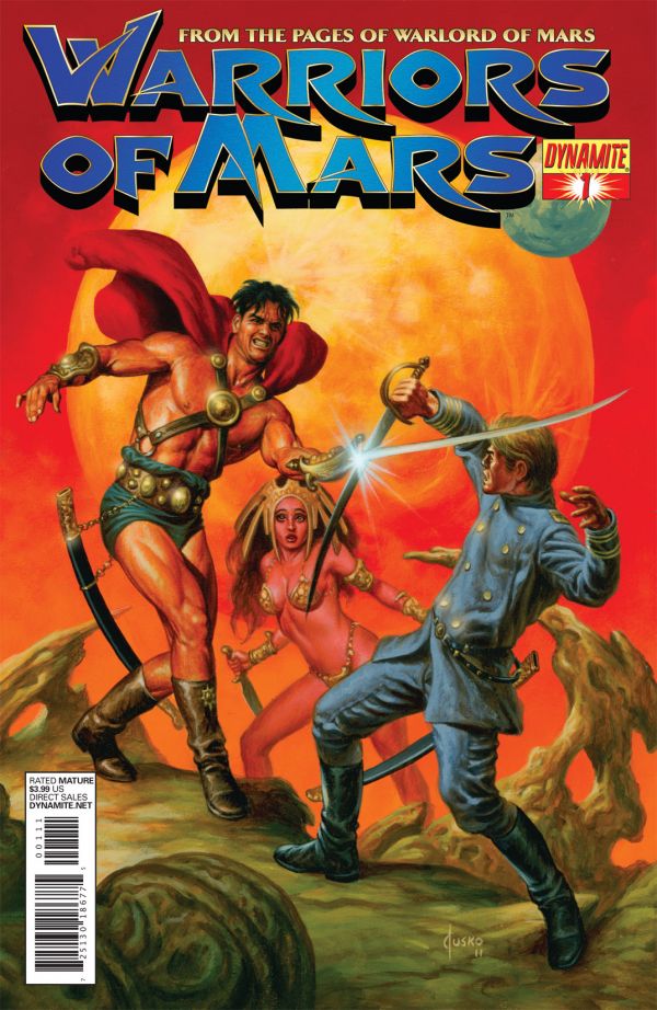 Warriors of Mars #1 cover