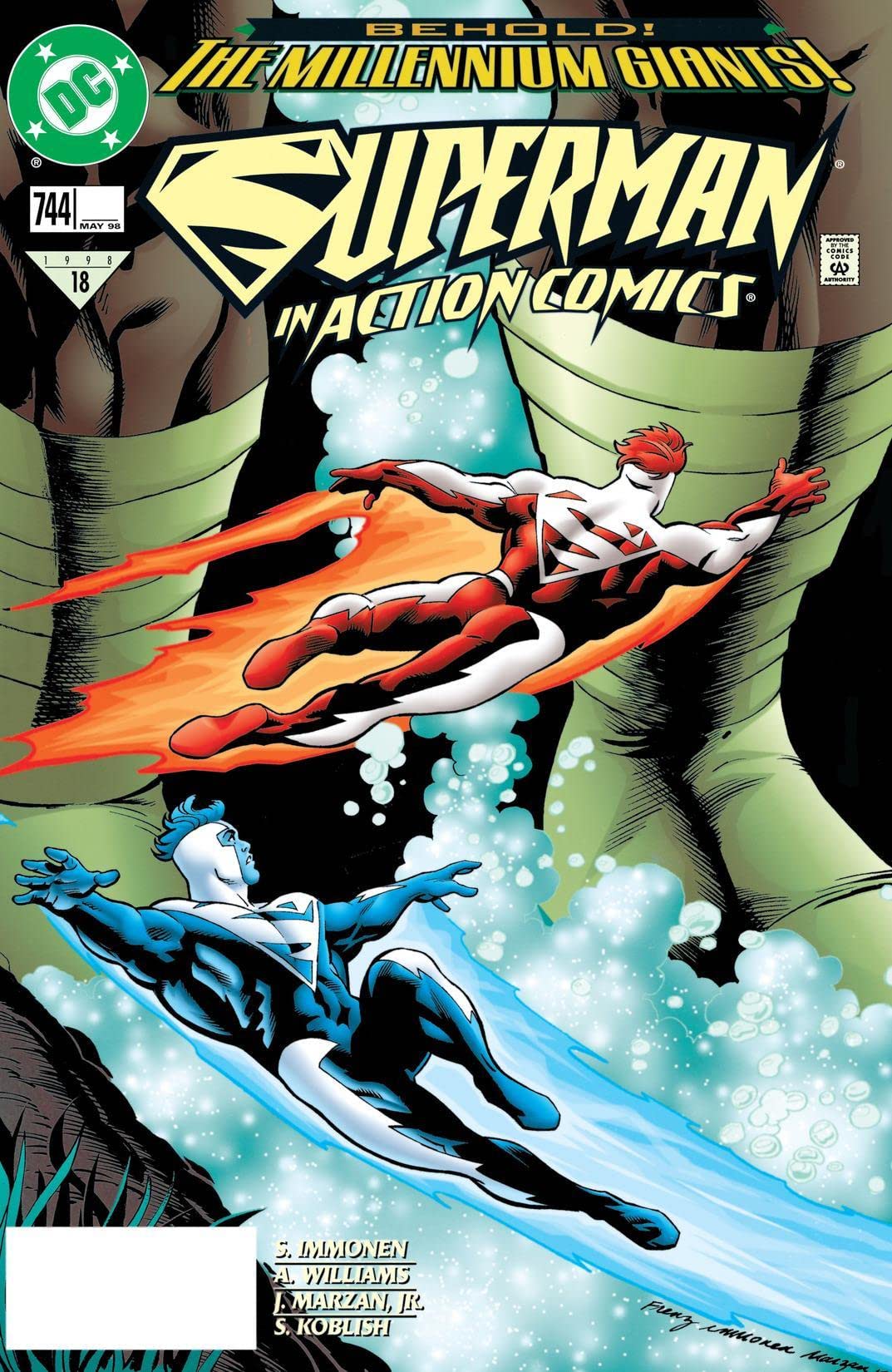Action Comics #744 cover