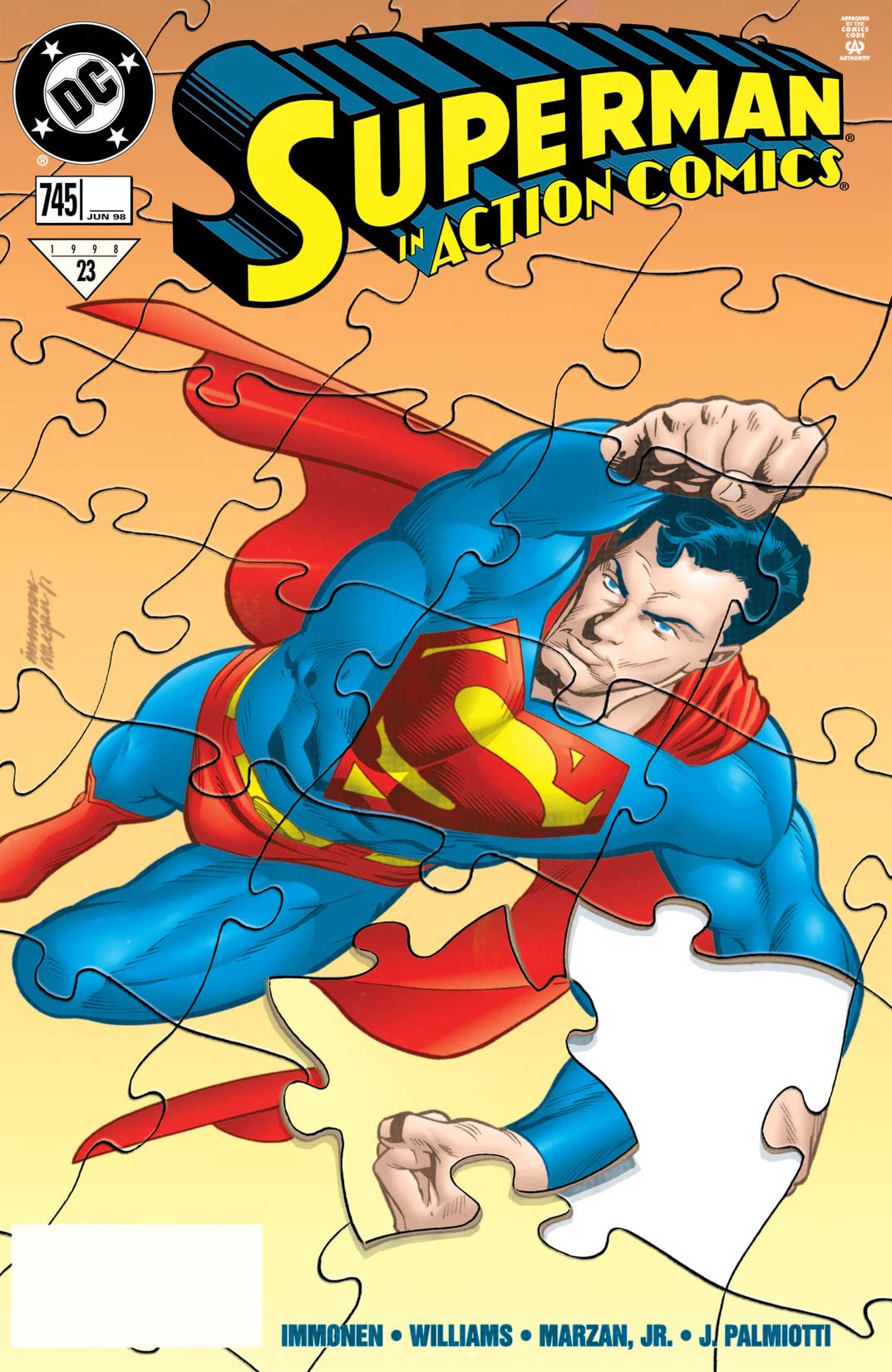 Action Comics #745 cover