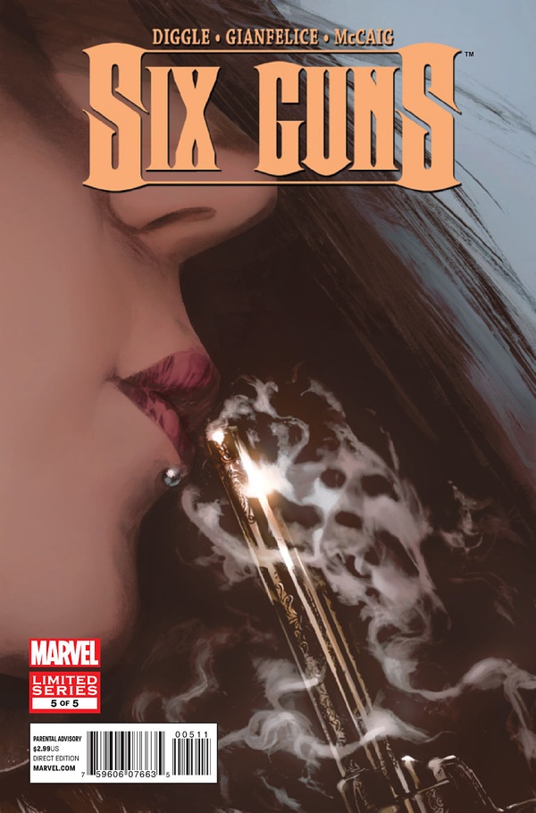 Six Guns #5 cover