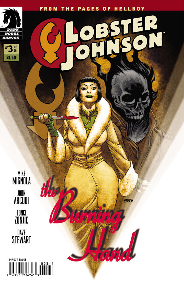 Lobster Johnson: The Burning Hand #3 [8] cover