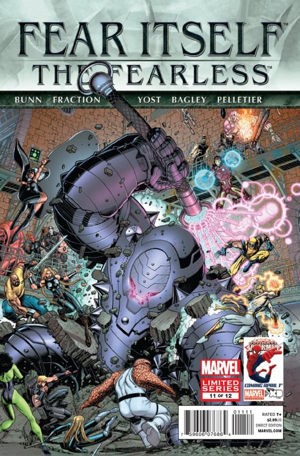 Fear Itself: The Fearless #11 cover