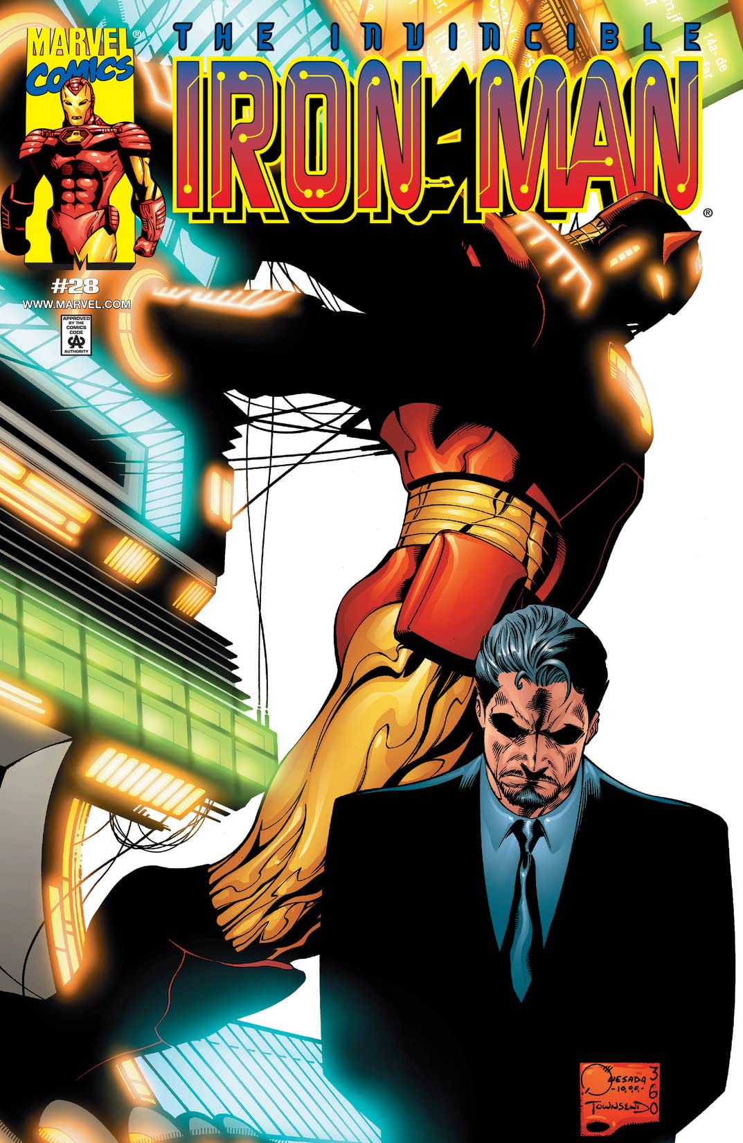 Iron Man #28 cover