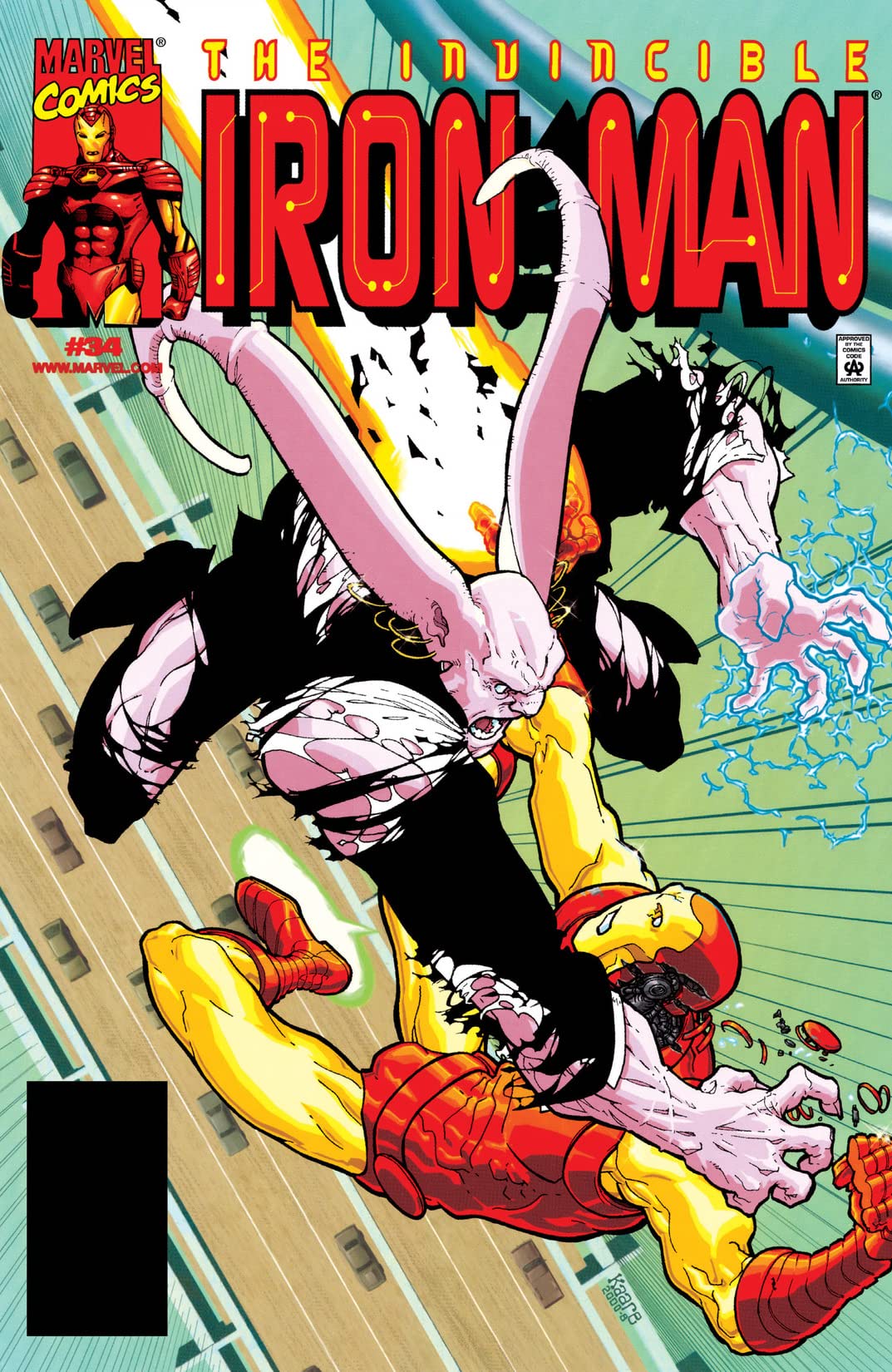 Iron Man #34 cover