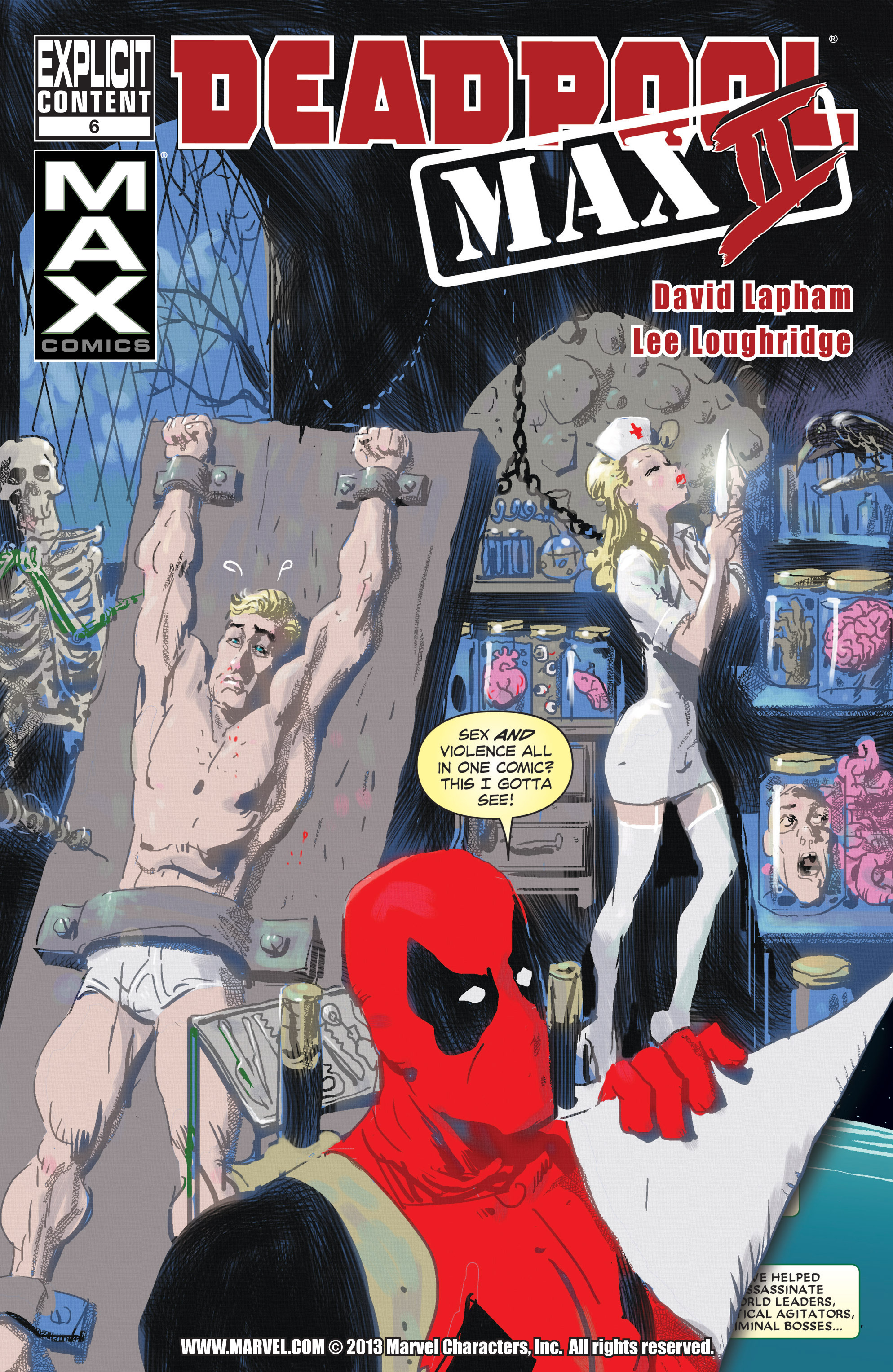Deadpool Max 2 #6 cover