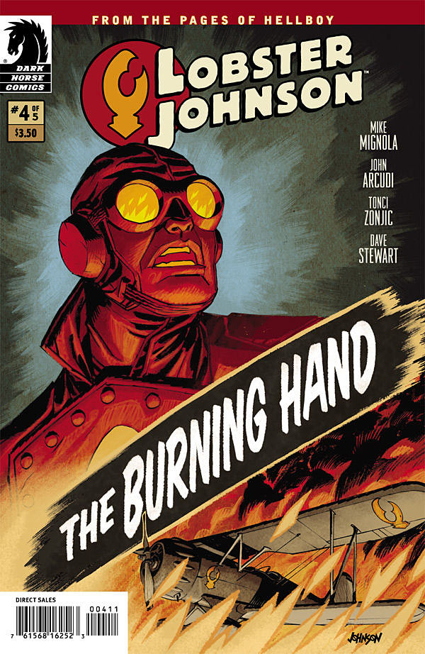 Lobster Johnson: The Burning Hand #4 [9] cover