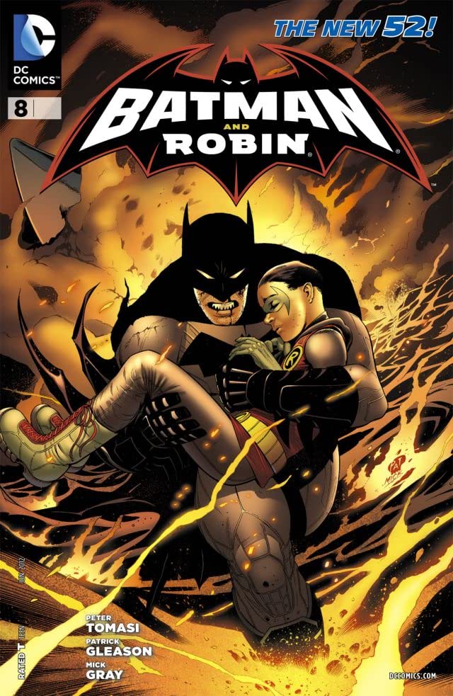 Batman and Robin #8 cover