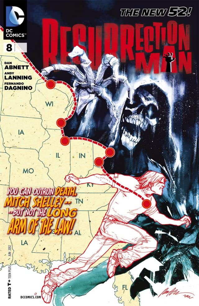 Resurrection Man #8 cover