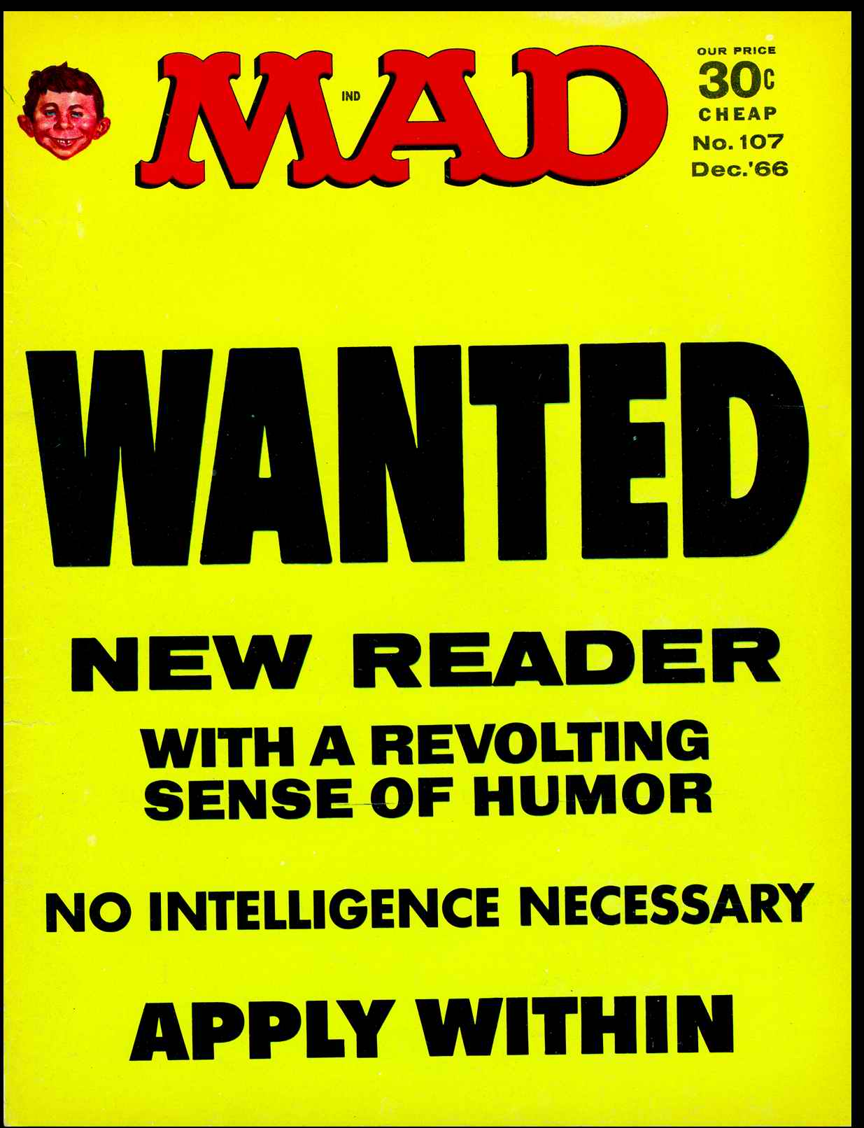 Mad #107 cover