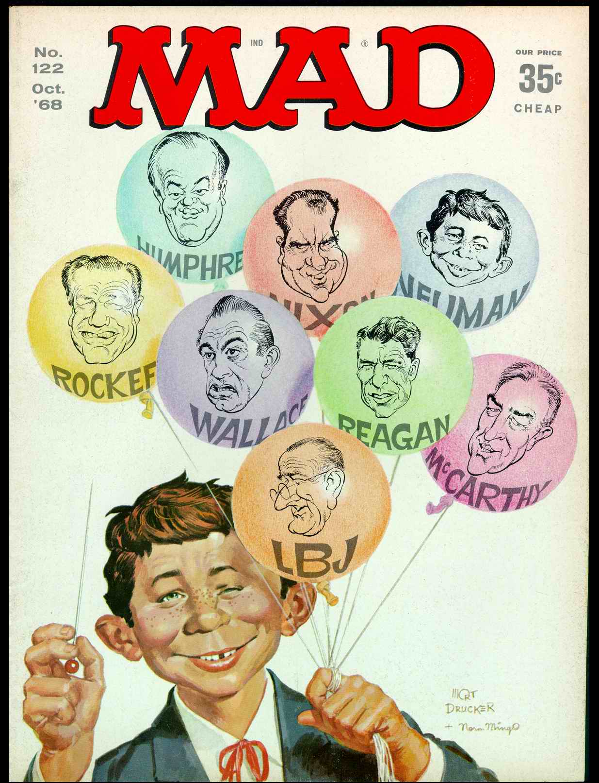 Mad #122 cover