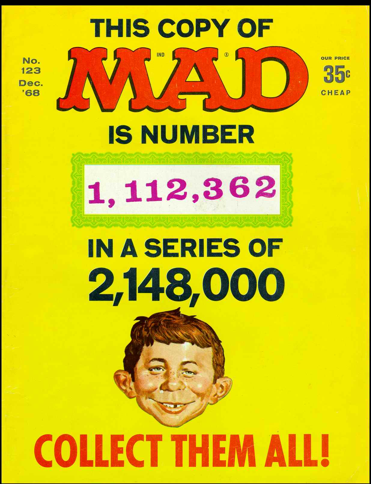 Mad #123 cover