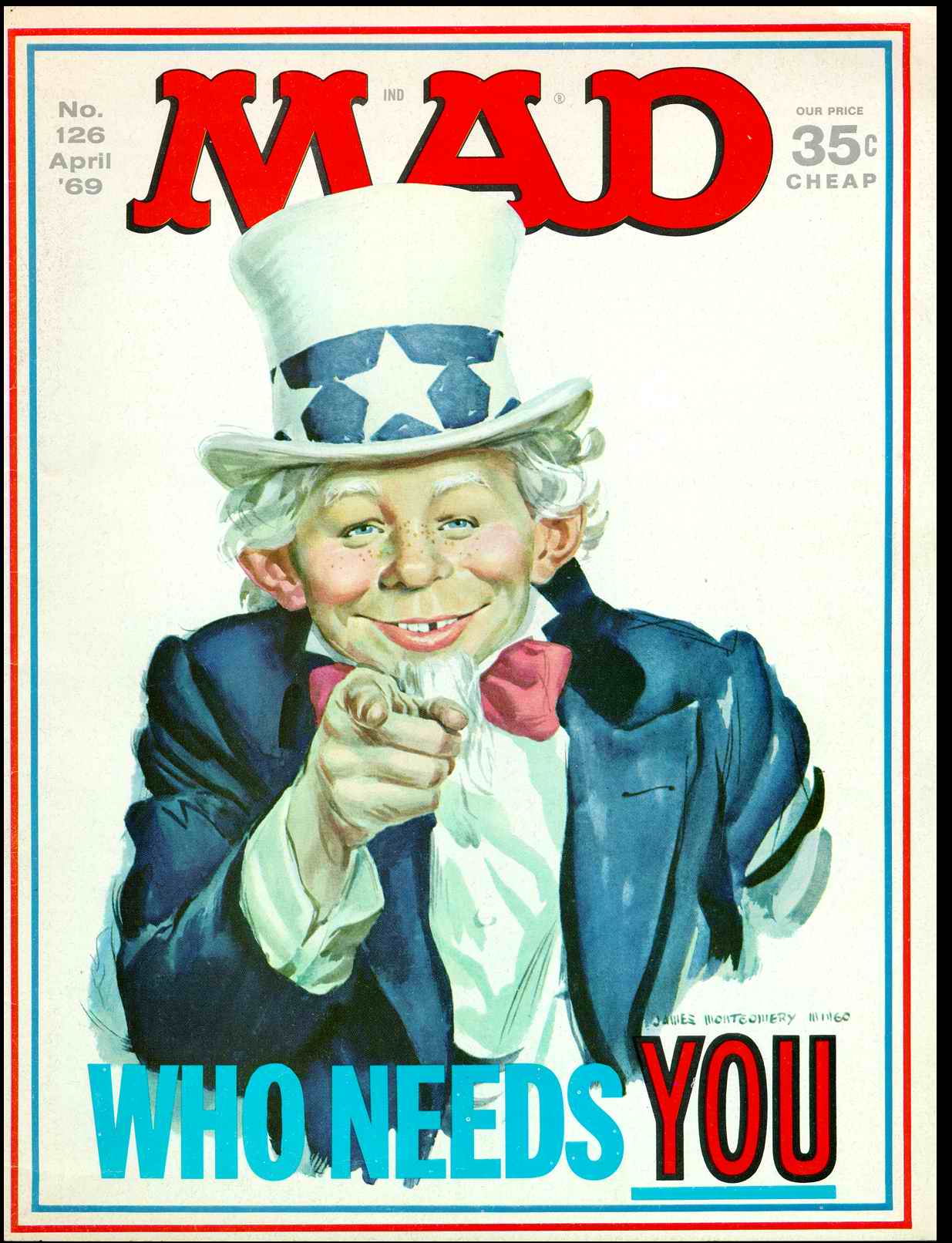 Mad #126 cover
