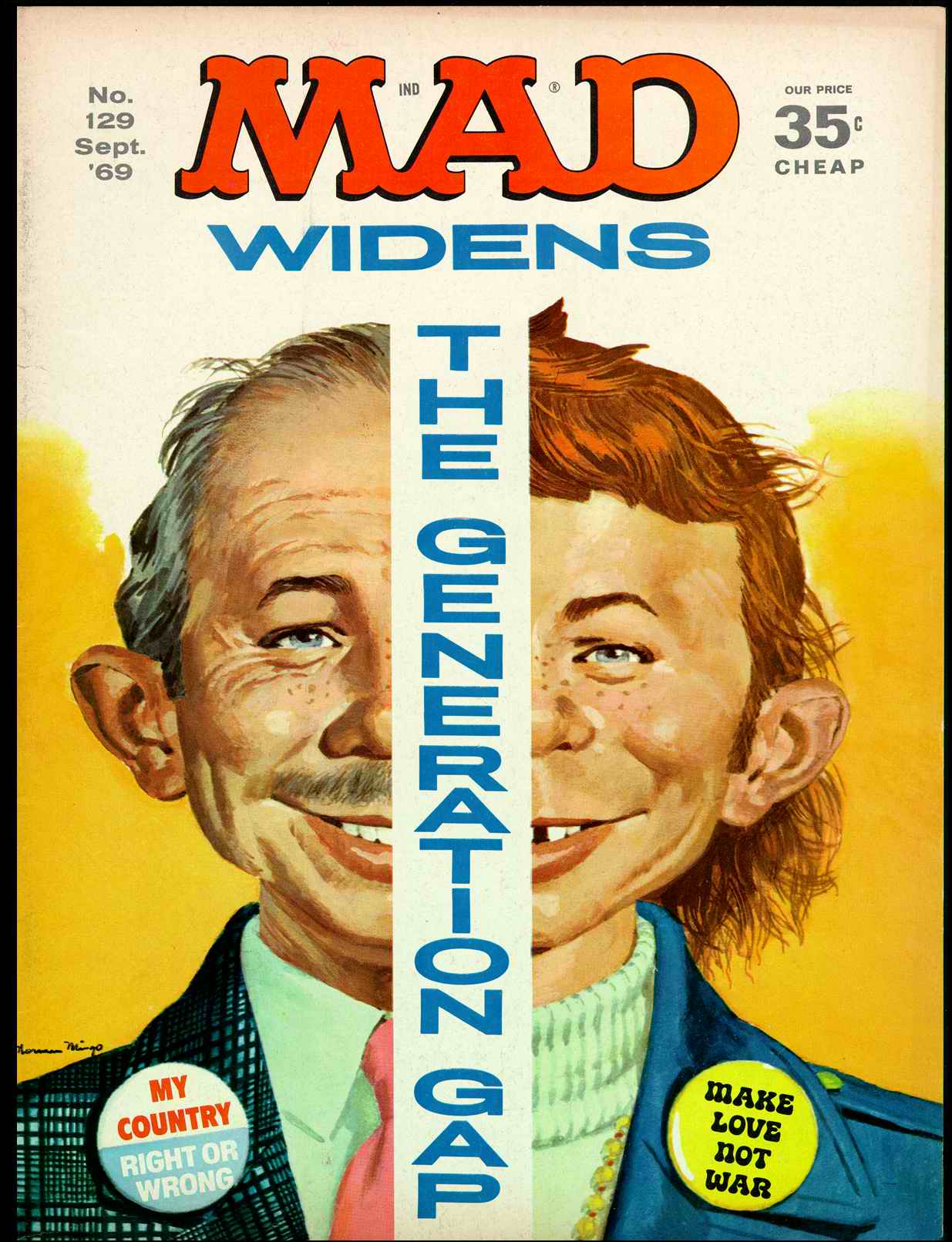 Mad #129 cover