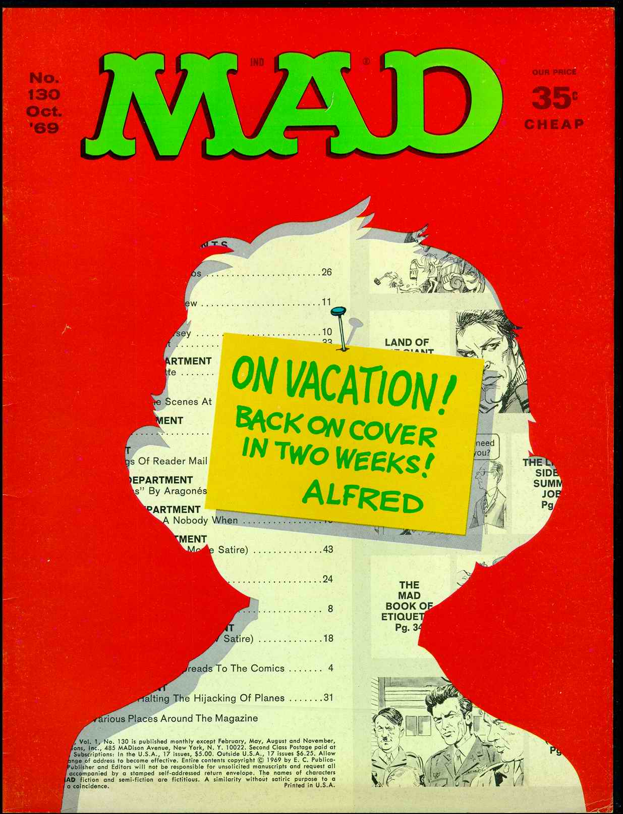 Mad #130 cover
