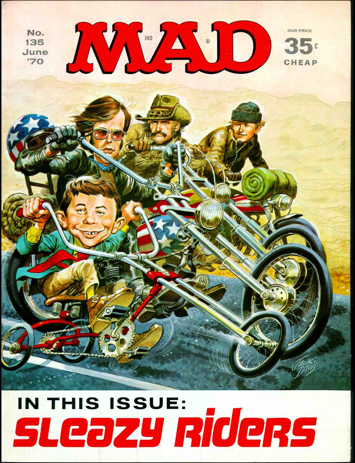 Mad #135 cover