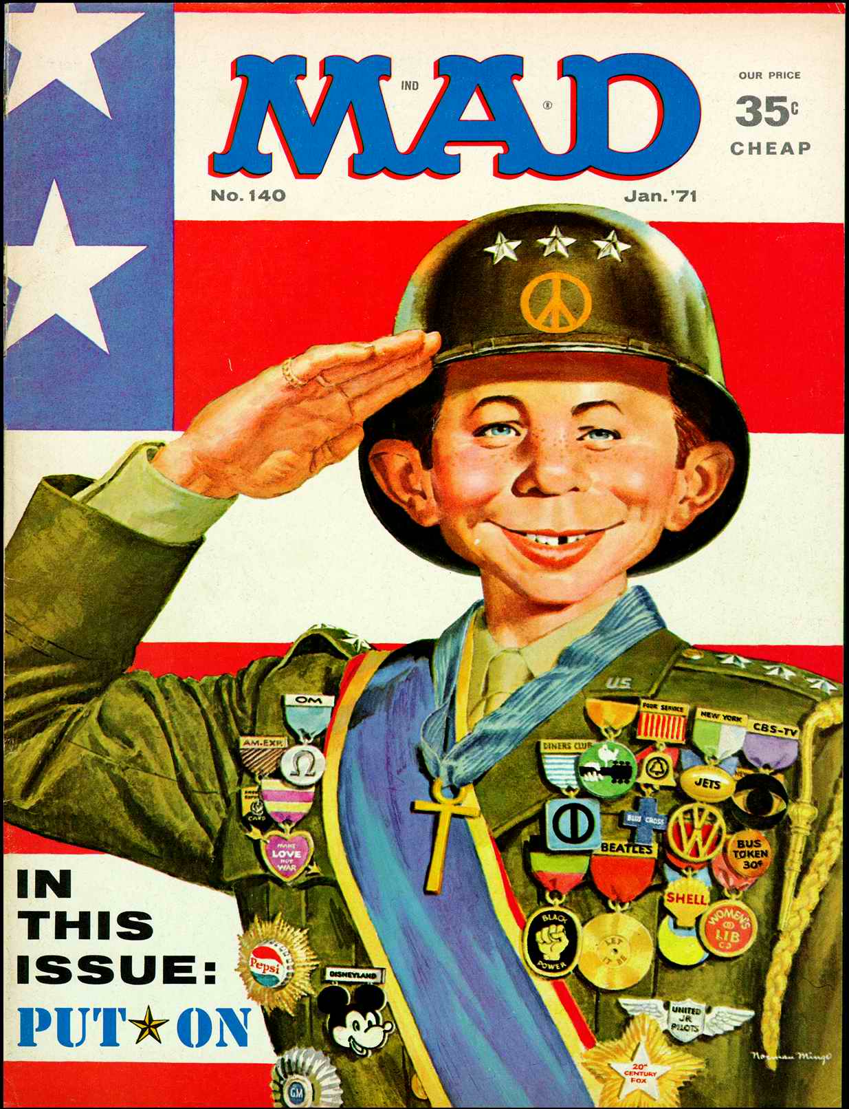 Mad #140 cover